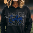 Cowboys Stacked SPANGLE TRANSFER