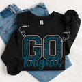 Go Knights Leopard Print SPANGLE TRANSFER