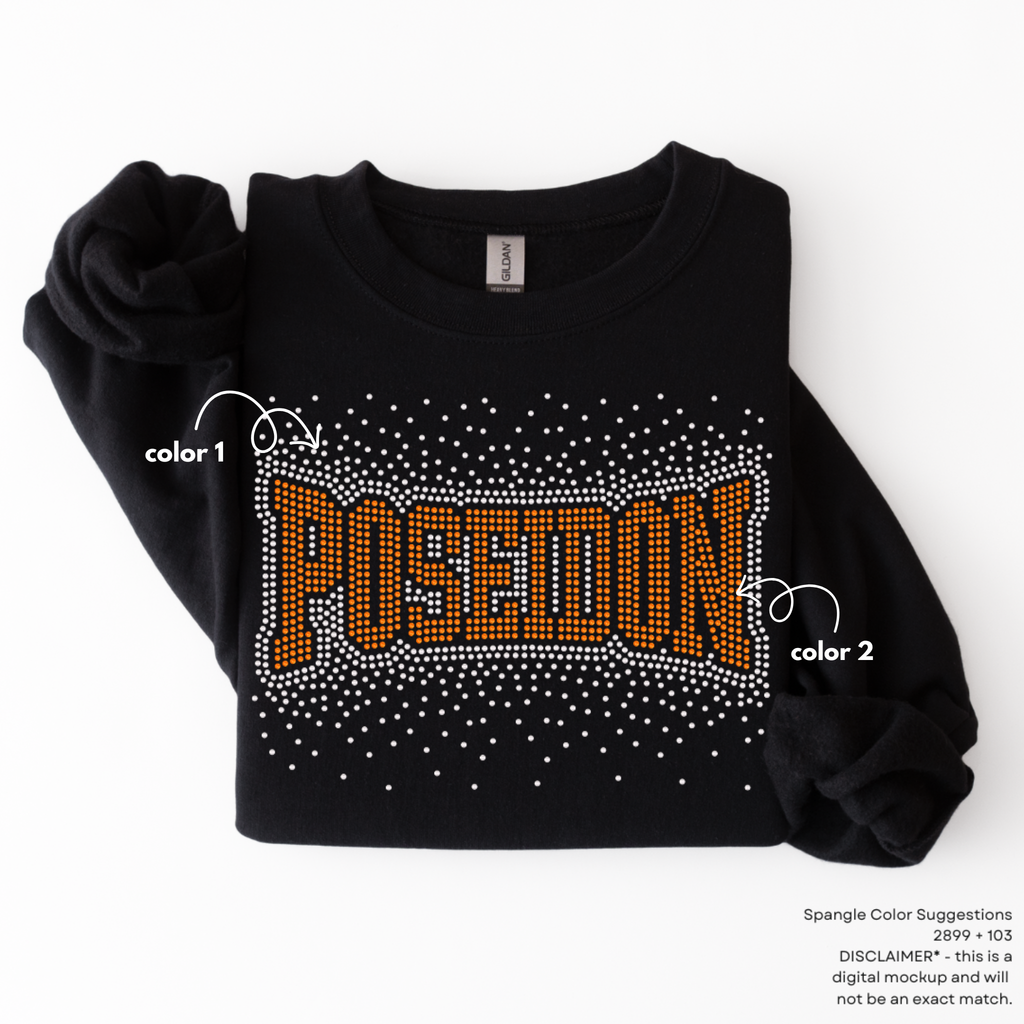 Poseidon Arched Scatter SPANGLE TRANSFER