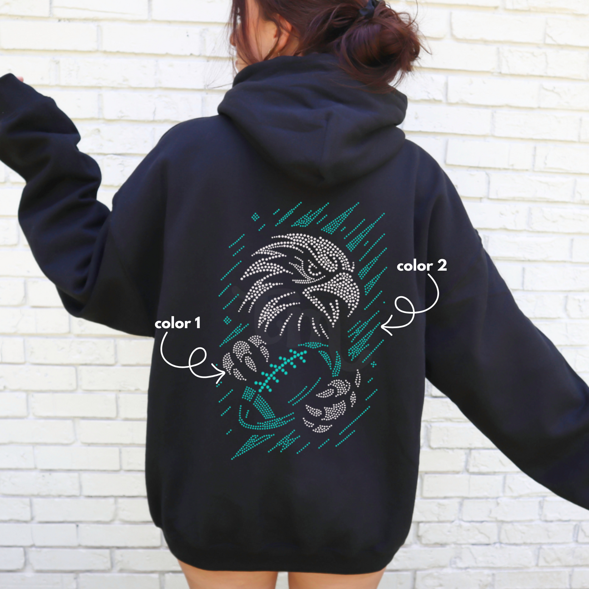 Eagles Football Mascot SPANGLE TRANSFER