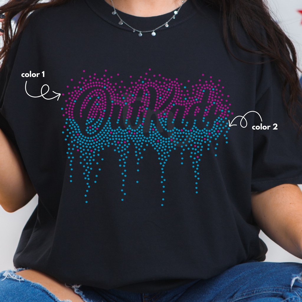 Outkasts Ombre Drip SPANGLE TRANSFER
