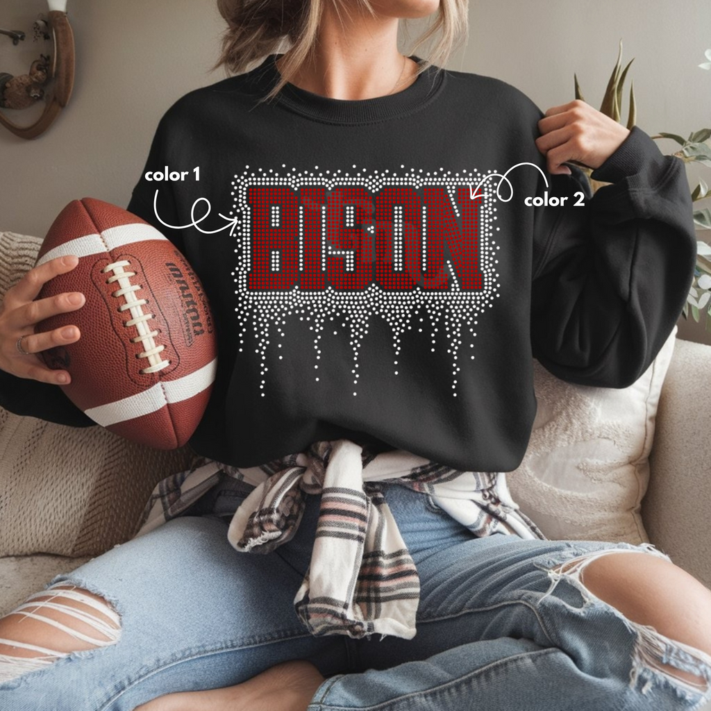 Bison Athletic Drip SPANGLE TRANSFER
