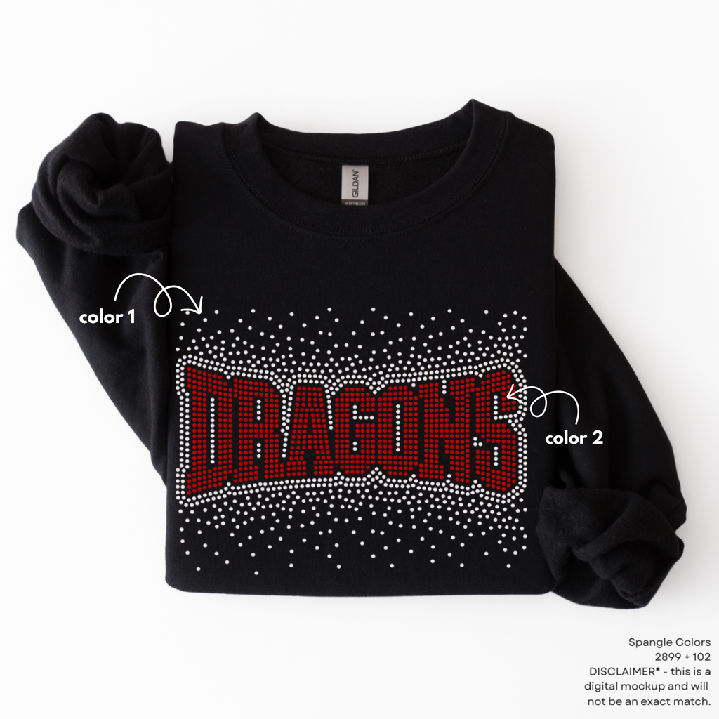 Dragons Arched Scatter SPANGLE TRANSFER