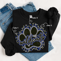 Wildcats Leopard Paw SPANGLE TRANSFER