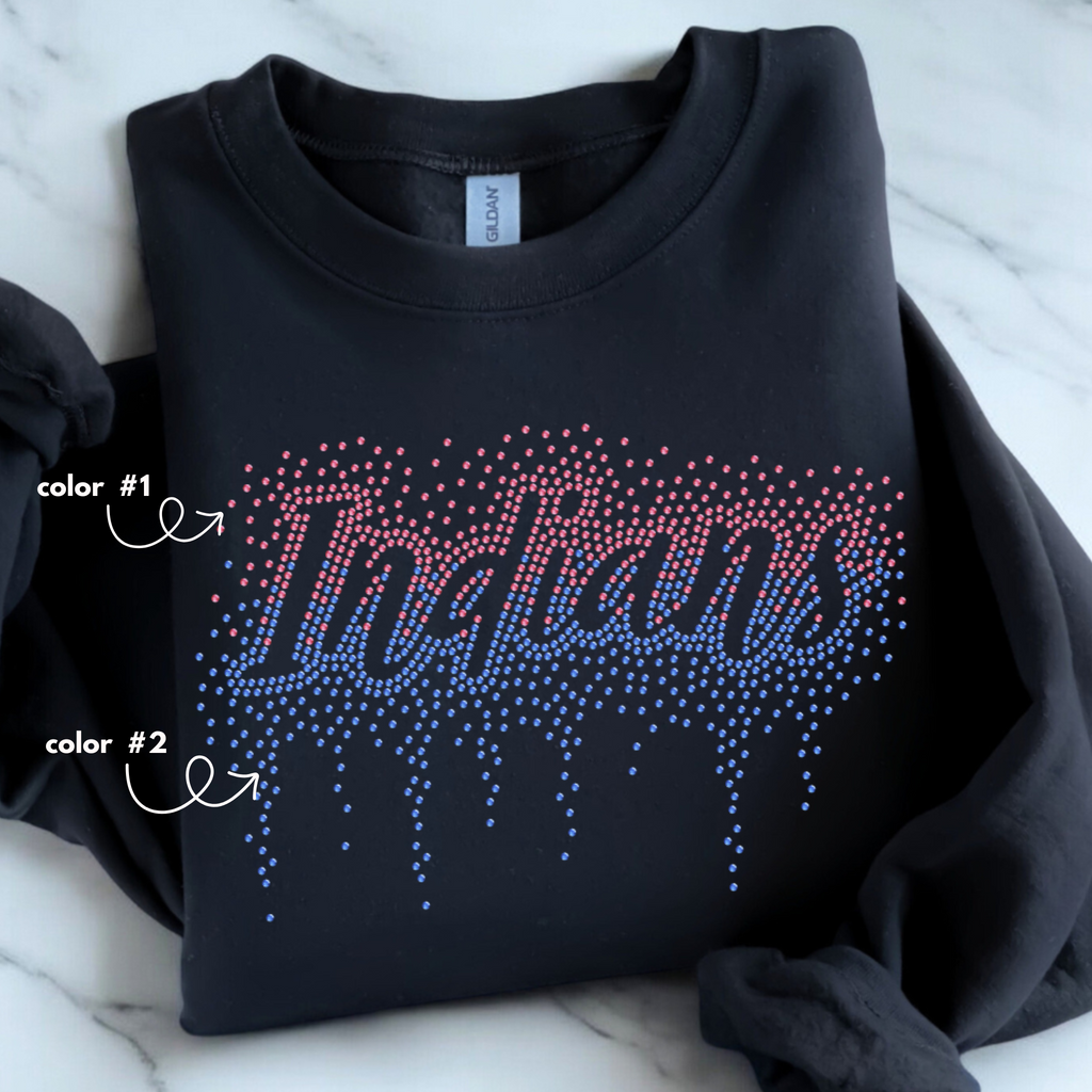 Indians Ombre Drip SPANGLE TRANSFER