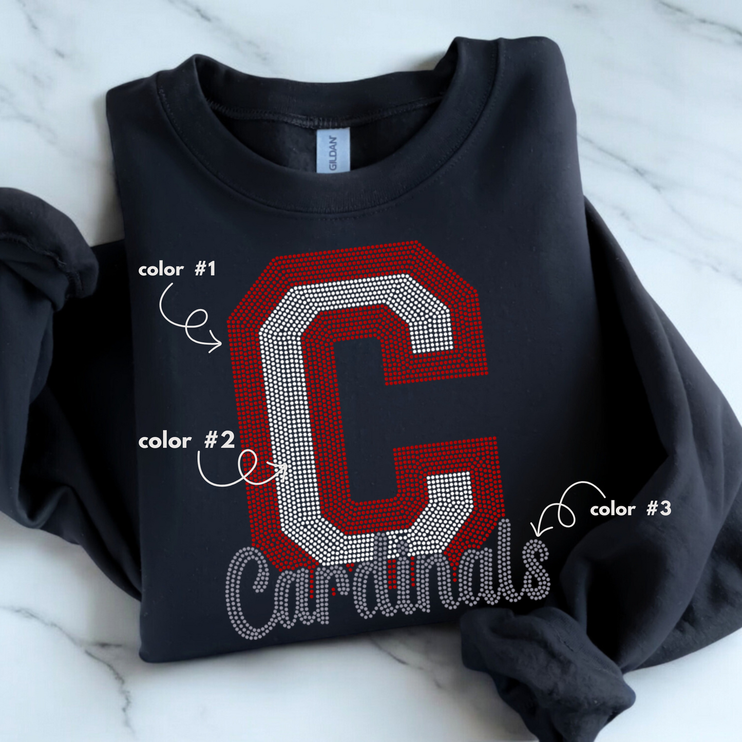 Varsity Cardinals C SPANGLE TRANSFER