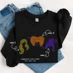 Hair Silhouettes SPANGLES TRANSFER