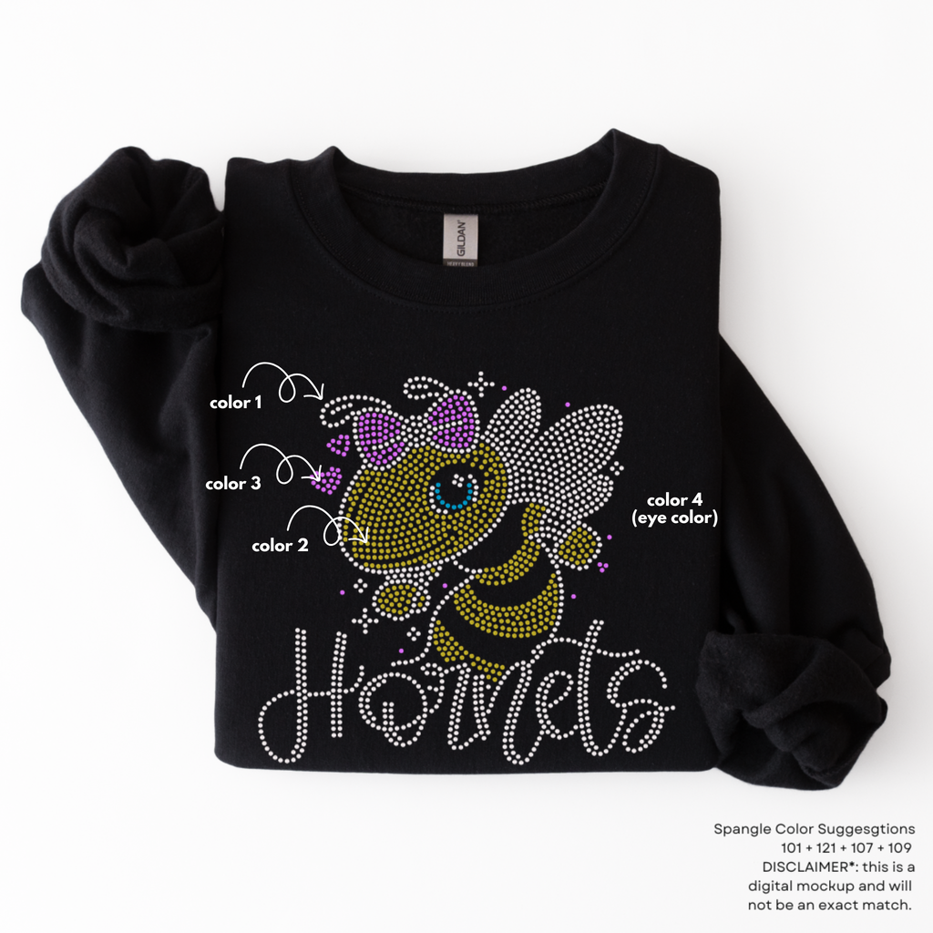 Hornets Girl SPANGLES TRANSFER