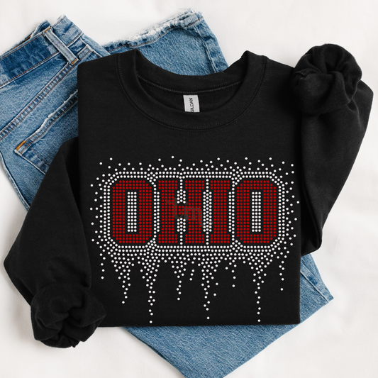 Ohio Athletic Drip RHINESTONE TRANSFER