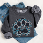 Panthers Leopard Paw SPANGLE TRANSFER
