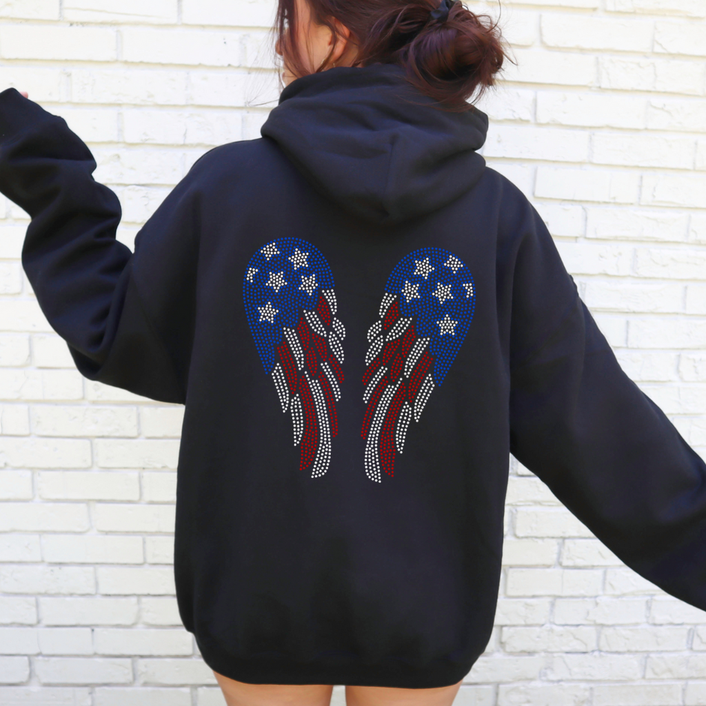 Patriotic Wings SPANGLE TRANSFER