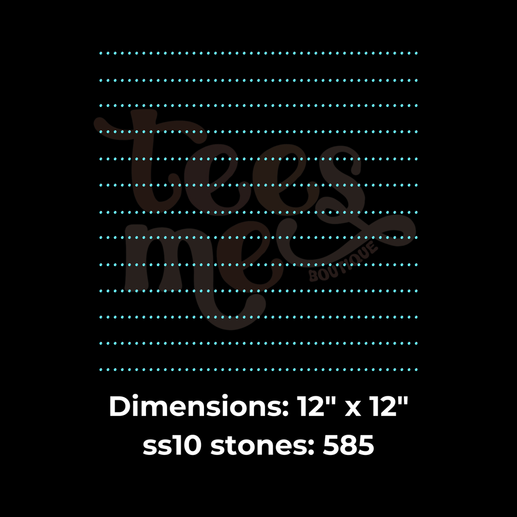 Pattern 3 RHINESTONE TRANSFER