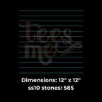 Pattern 3 RHINESTONE TRANSFER