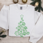 Paw Print Christmas Tree SPANGLES TRANSFER