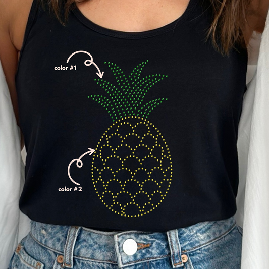 Pineapple SPANGLES TRANSFER