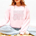 Pink Out Football RHINESTONE TRANSFER