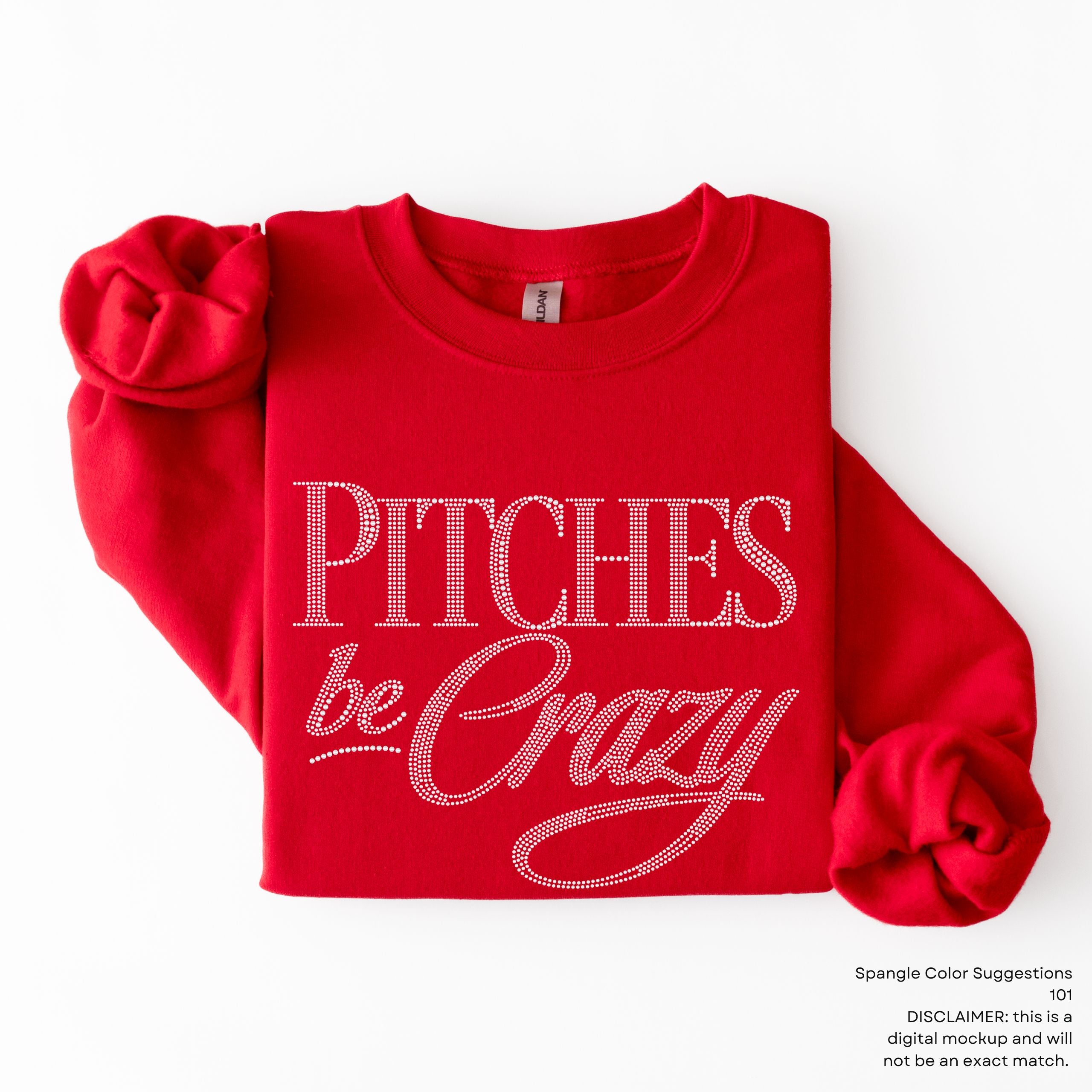 Pitches Be Crazy SPANGLES TRANSFER