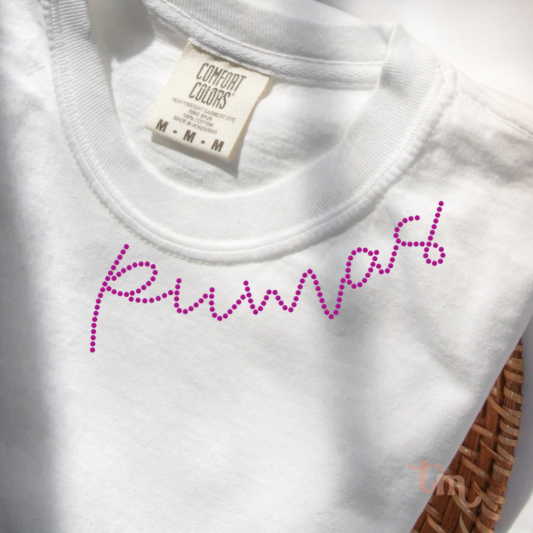 Pumas Collar SHEET OF FOUR RHINESTONE TRANSFER