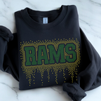 Rams Athletic Drip RHINESTONE TRANSFER