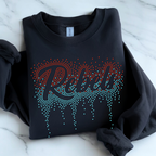 Rebels Ombre Drip RHINESTONE TRANSFER