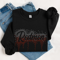 Redmen Ombre Drip RHINESTONE TRANSFER