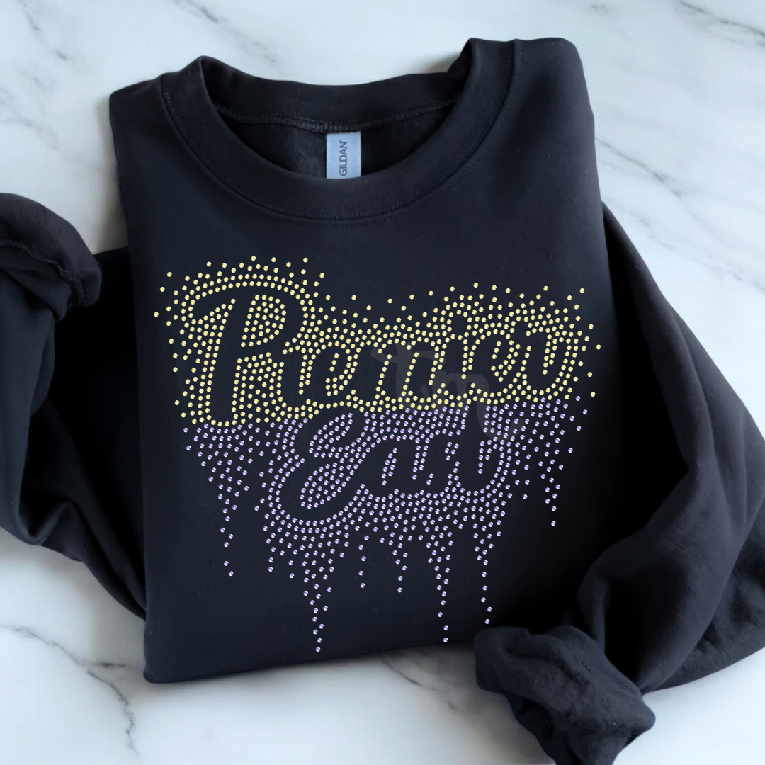 Premier East Ombre Drip RHINESTONE TRANSFER