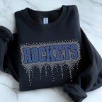 Rockets Athletic Drip RHINESTONE TRANSFER