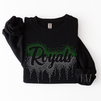 Royals Ombre Drip RHINESTONE TRANSFER