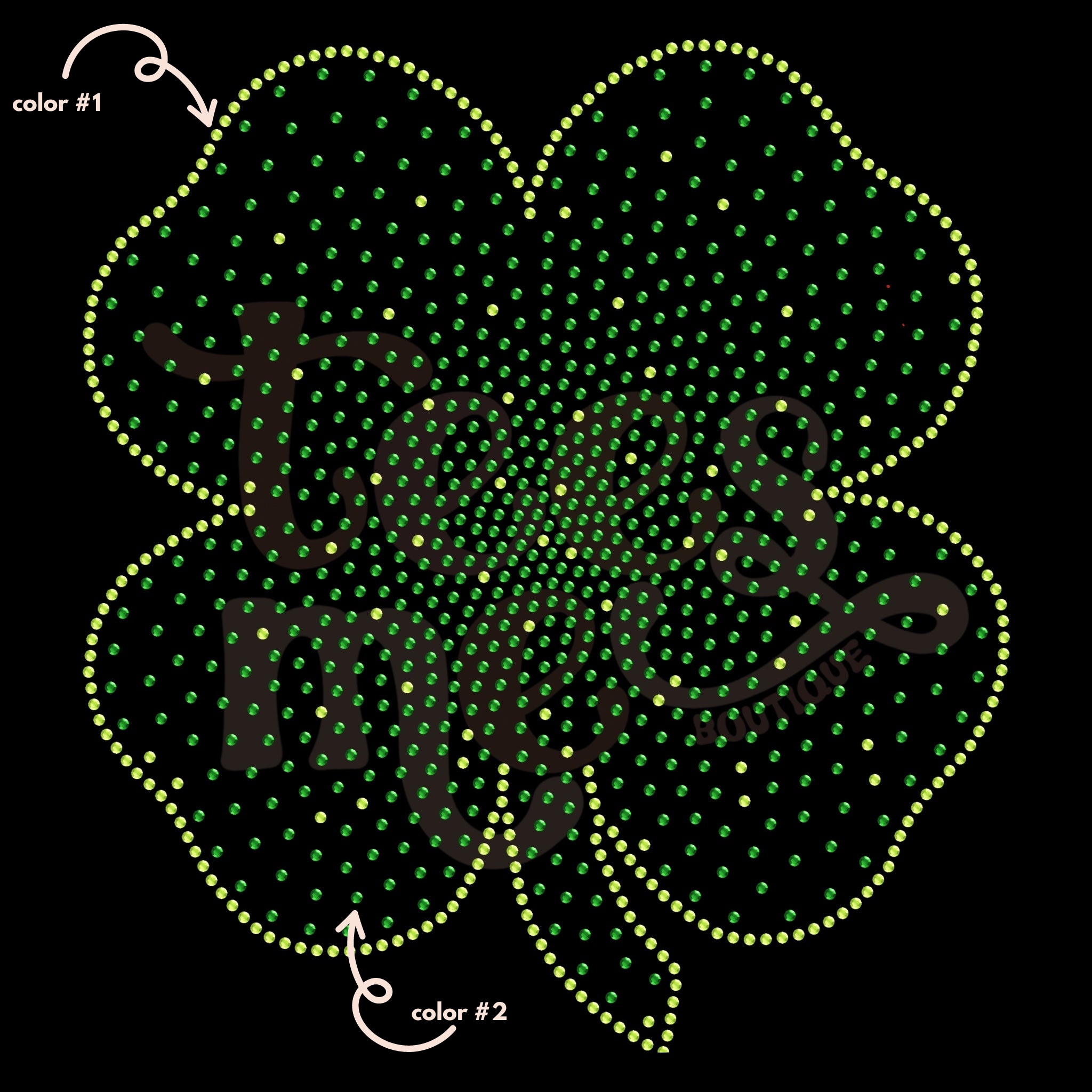 Shamrock Inside Scatter SPANGLE TRANSFER