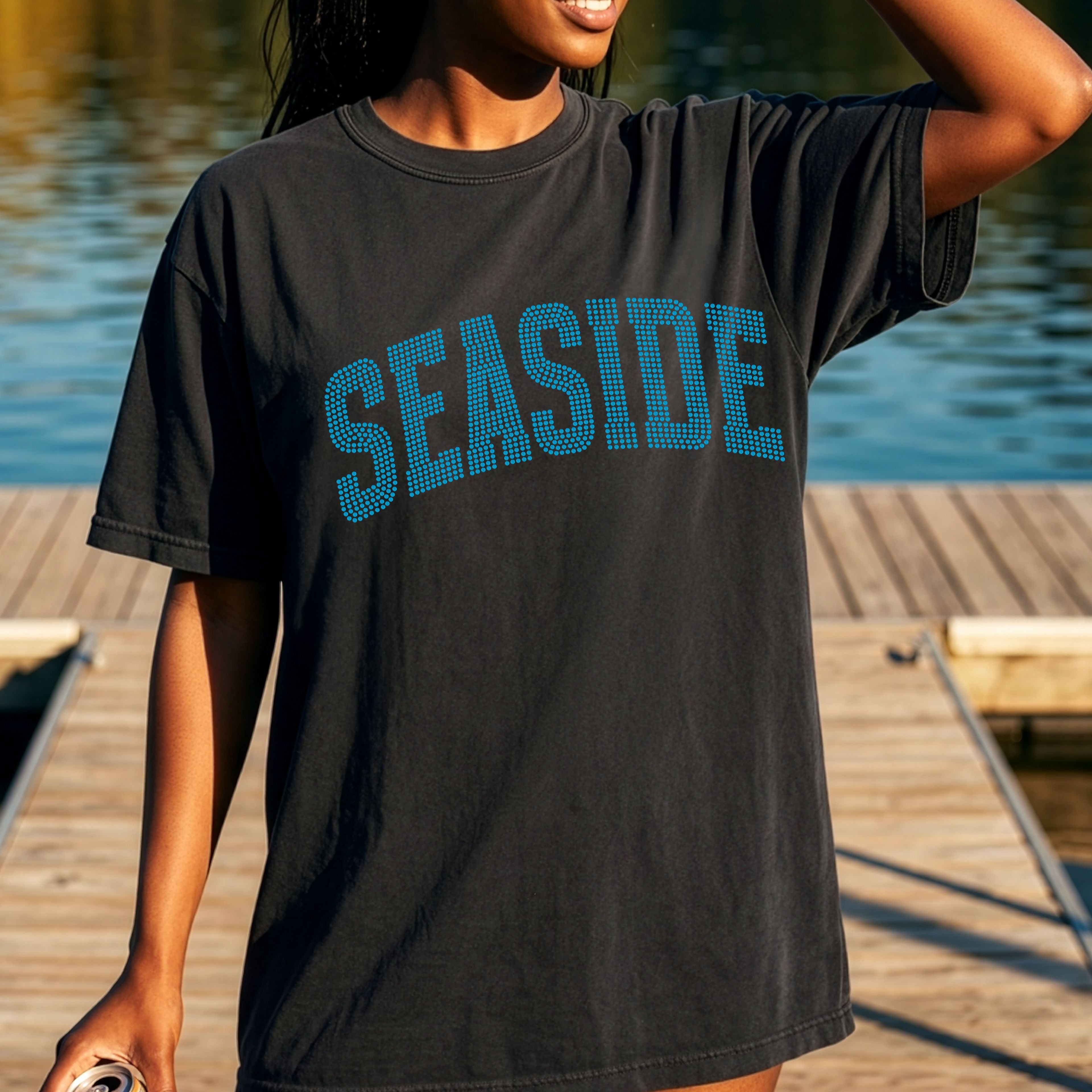 READY TO SHIP //  Seaside Arched SPANGLE TRANSFER c. 109