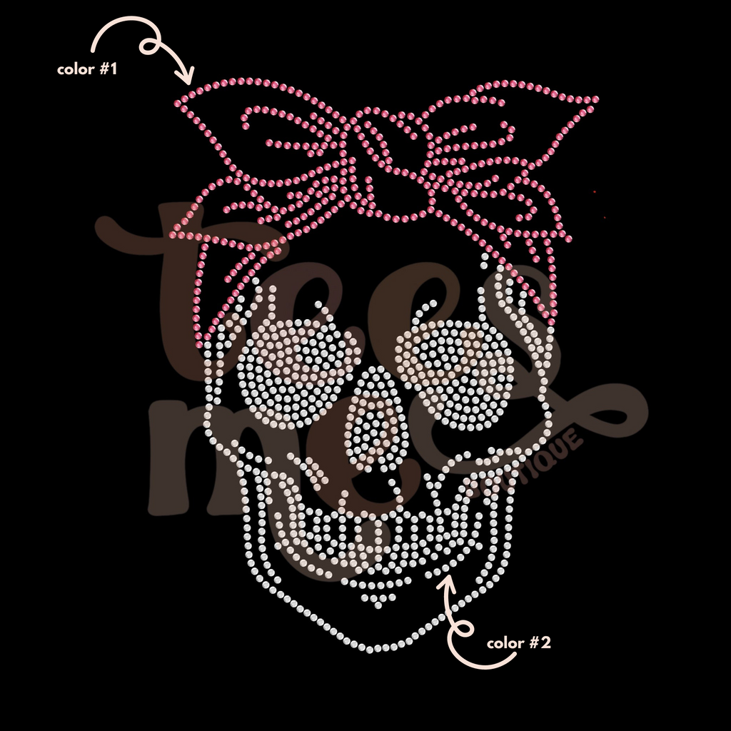 Skull Bandana SPANGLE TRANSFER