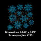 Snowflakes Pattern SPANGLE TRANSFER