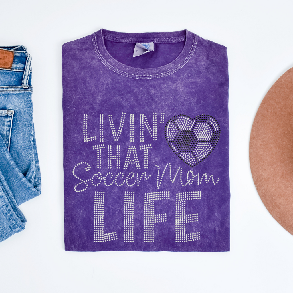 Soccer Mom Life RHINESTONE TRANSFER
