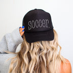 READY TO SHIP // Soccer Type 4 Per Sheet RHINESTONE TRANSFER c. crystal ab