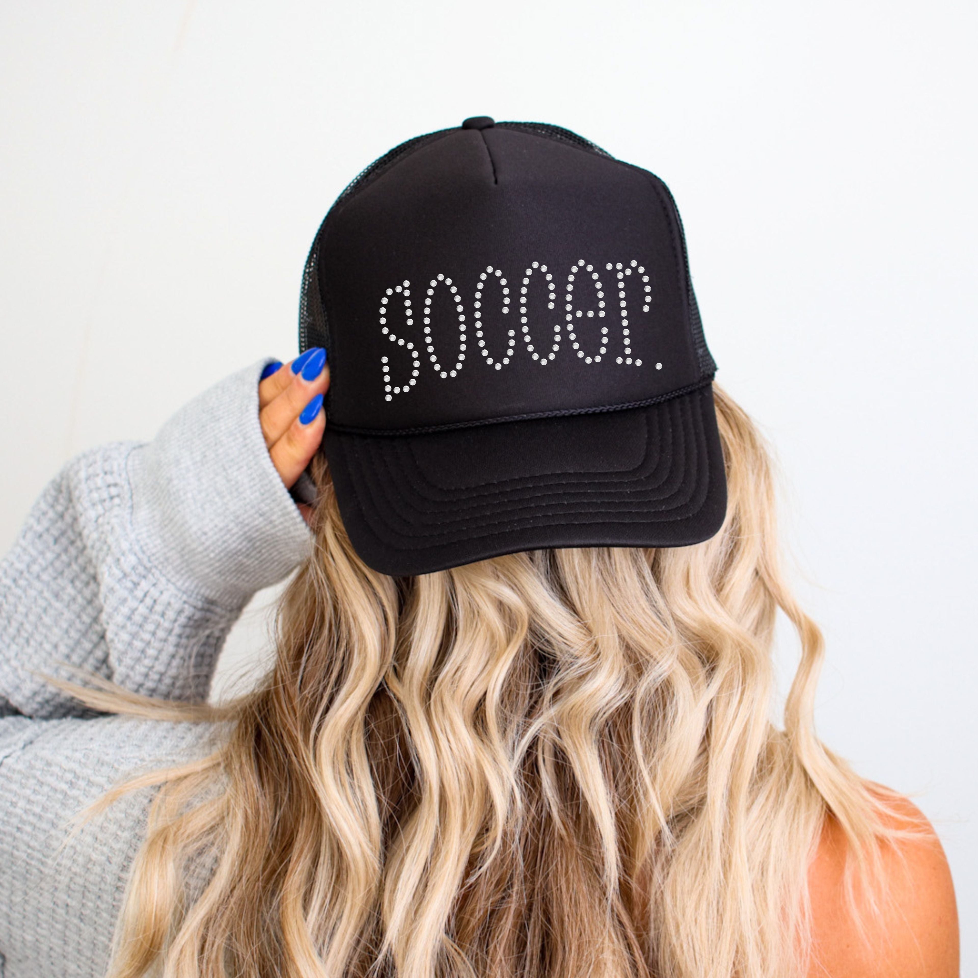READY TO SHIP // Soccer Type 4 Per Sheet RHINESTONE TRANSFER c. crystal ab
