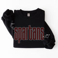 Spartans Double Outline SPANGLES TRANSFER