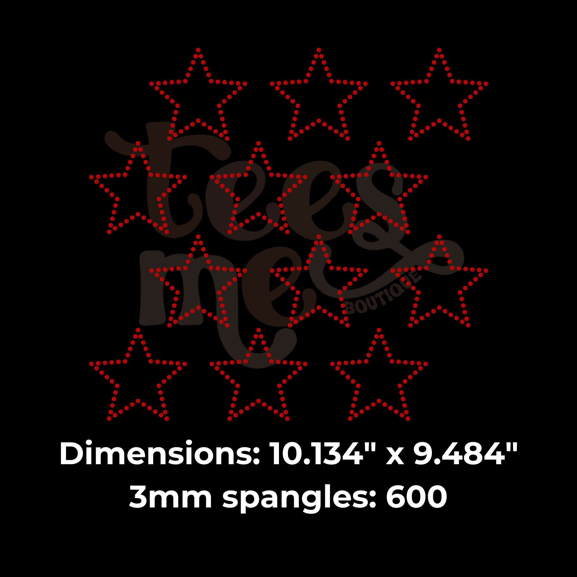 Stars Pattern SPANGLE TRANSFER