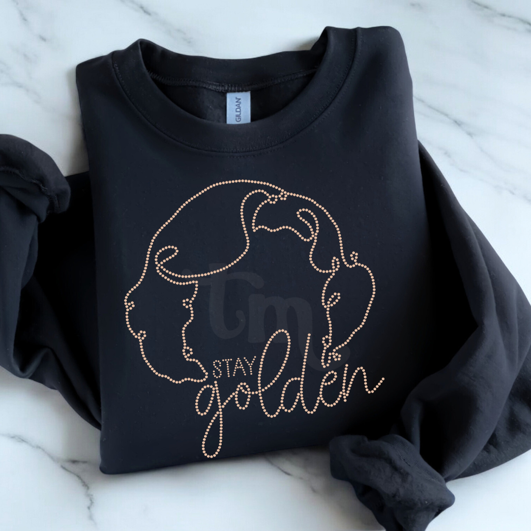 Stay Golden SPANGLES TRANSFER