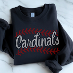Cardinals Baseball Stitching SPANGLE TRANSFER