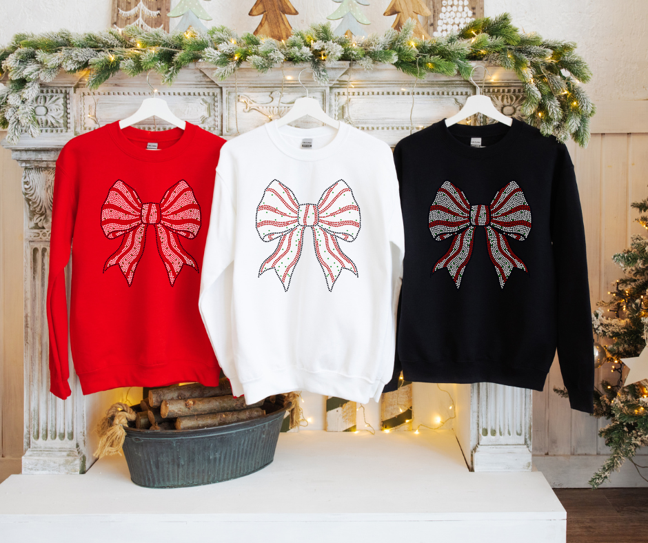 Christmas Tree Cake Bow SPANGLES TRANSFER