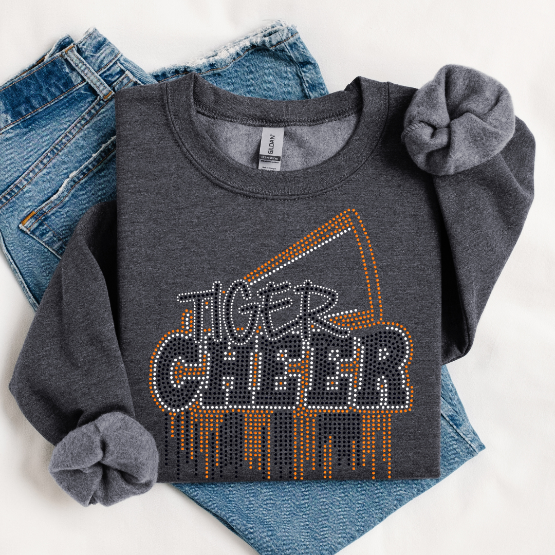Tiger Cheer SPANGLES TRANSFER