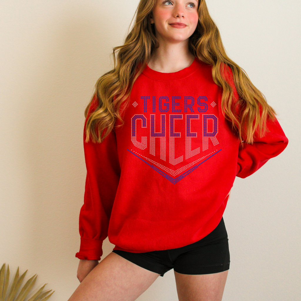 Tigers Cheer SPANGLES TRANSFER