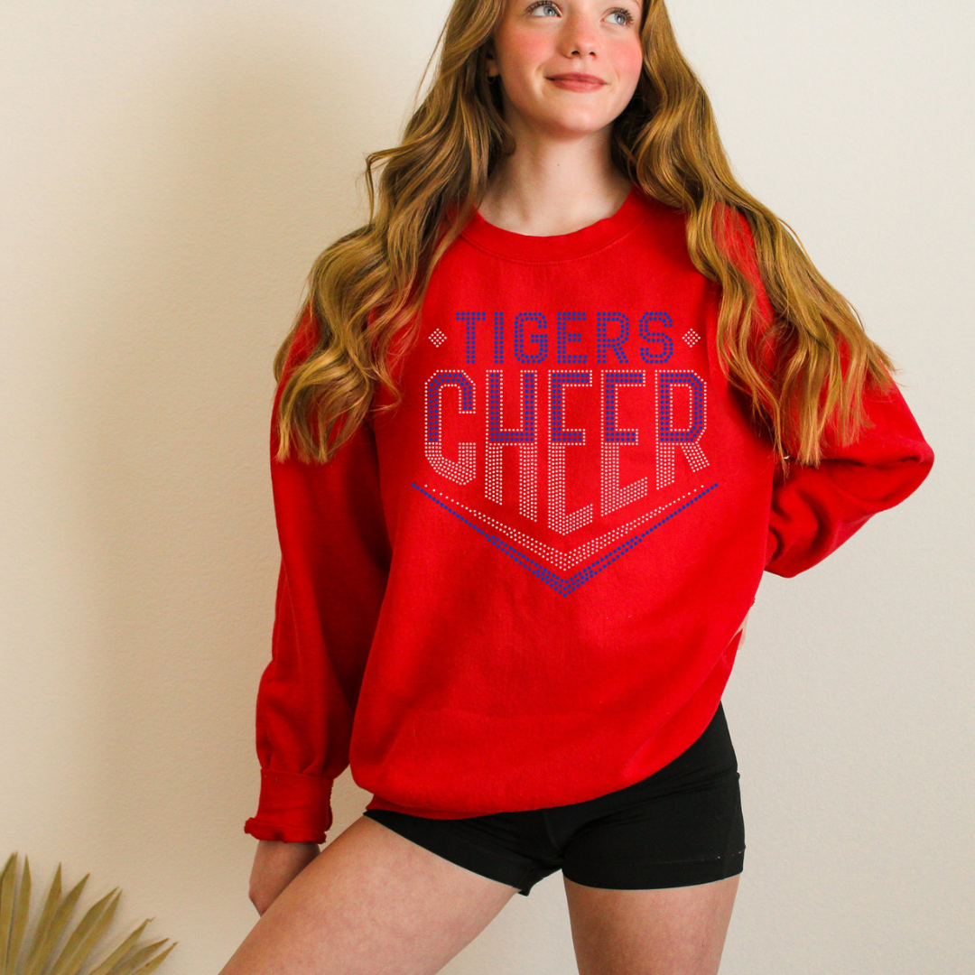 Tigers Cheer SPANGLES TRANSFER