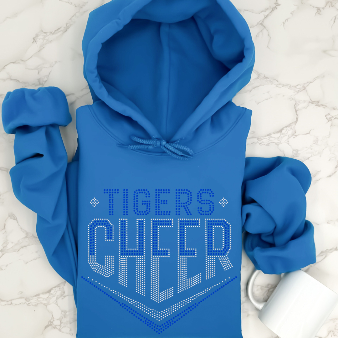 Tigers Cheer SPANGLES TRANSFER