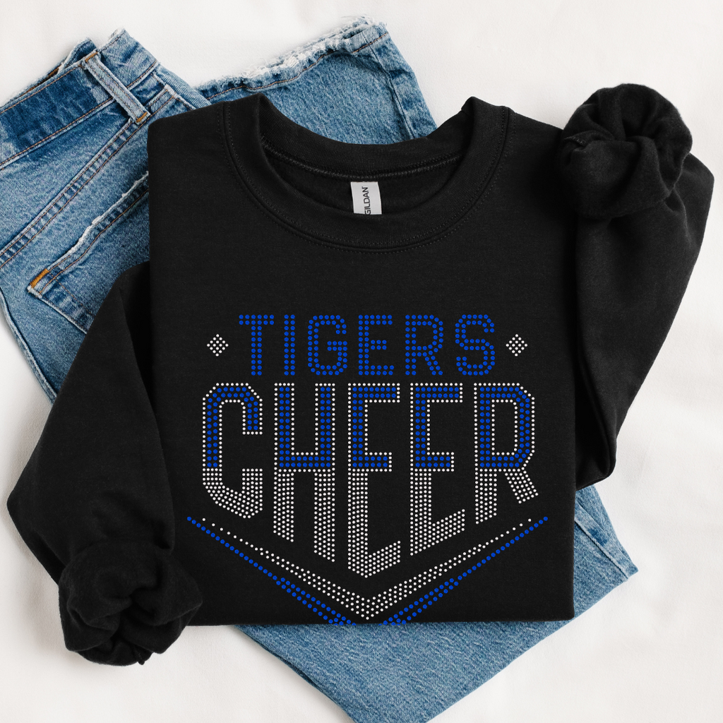 Tigers Cheer SPANGLES TRANSFER