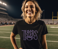 AnyTees Tigers Football SPANGLE TRANSFER