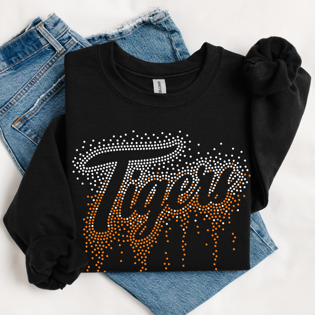 Tigers Ombre Drip SPANGLE TRANSFER