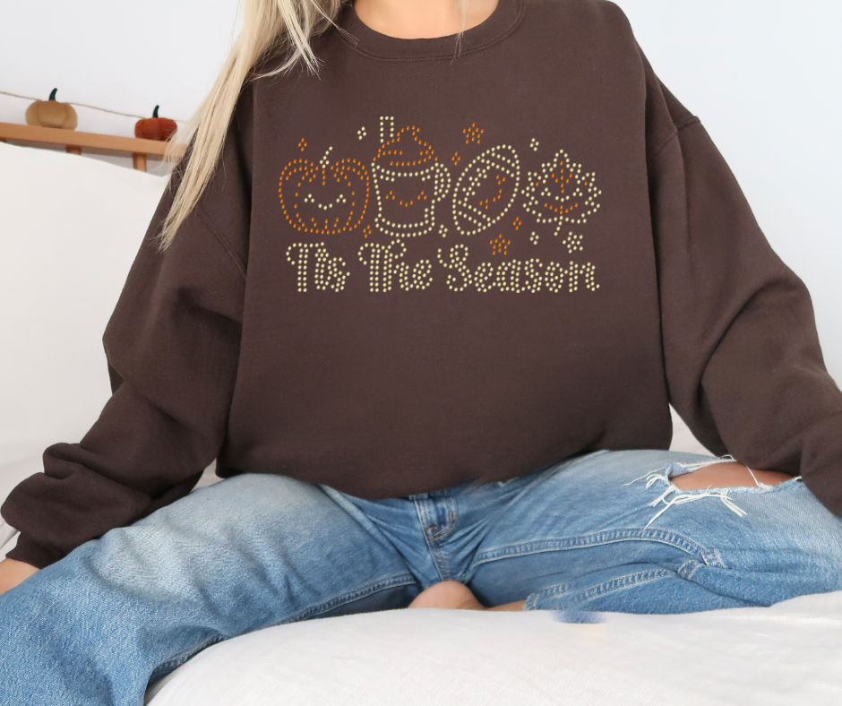 Tis The Season RHINESTONE TRANSFER