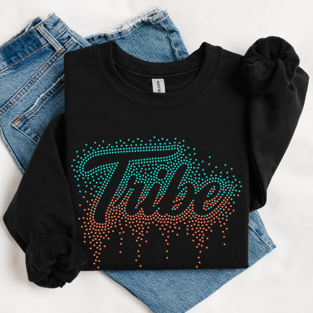 Tribe Ombre Drip SPANGLE TRANSFER