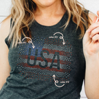 USA Flag Scatter SPANGLE TRANSFER